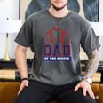 Dad Of Rookie 1st Birthday Baseball Theme Matching Party Men's Comfort Colors T-Shirt Pepper