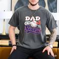 Dad Rookie Of Year 1st Birthday Baseball Theme Matching Men's Comfort Colors T-Shirt Pepper