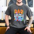 Dad Under Sea Birthday Party Boys Ocean Sea Animals Themed Men's Comfort Colors T-Shirt Pepper