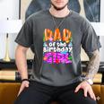 Dad Under Sea Birthday Party Girls Ocean Sea Animals Themed Men's Comfort Colors T-Shirt Pepper
