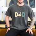 Dad Silly Goose 1st Birthday Family Matching Pocket Men's Comfort Colors T-Shirt Pepper
