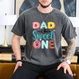 Dad Of The Sweet One 1st Birthday Girl Donut Party Men's Comfort Colors T-Shirt Pepper