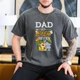 Dad Of The Wild Seven Animal Safari 7th Birthday Party Men's Comfort Colors T-Shirt Pepper