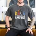 Dada 1st Birthday Cowboy Western Dada Birthday Boy Men's Comfort Colors T-Shirt Pepper