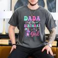 Dada Of The Birthday For Girl Dinosaur T-Rex Party Family Men's Comfort Colors T-Shirt Pepper