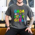 Dada Of The Birthday Girl Retro 80's Party Shirt Men's Comfort Colors T-Shirt Pepper
