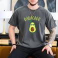 Dadacado Cute Daddy Avocado Pregnant Dad Father Day Men's Comfort Colors T-Shirt Pepper