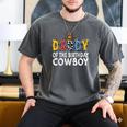 Daddy 1st Birthday Cowboy Western Daddy Birthday Boy Men's Comfort Colors T-Shirt Pepper