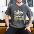 Daddy Of The Birthday Princess Girl Party Matching Family Men's Comfort Colors T-Shirt Pepper
