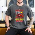 Daddy Of The Birthday Racer Race Car Party Family Matching Men's Comfort Colors T-Shirt Pepper