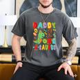 Daddy Of The One-A-Saurus 1St Birthday Boy Dinosaur Men's Comfort Colors T-Shirt Pepper