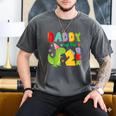 Daddy Of The Two Rex 2Nd Birthday Boy Dinosaur T-Rex Men's Comfort Colors T-Shirt Pepper