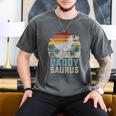 Daddysaurus T Rex Dinosaur Daddy Saurus Family Matching Men's Comfort Colors T-Shirt Pepper Daddysaurus T Rex Dinosaur Daddy Saurus Family Matching Men's Comfort Colors T-Shirt Pepper