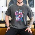 In My Daughter Era Dad Life Soft Pastel Pride Theme Men's Comfort Colors T-Shirt Pepper