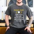 Dentist Dental School Graduation Tooth Oath Dentistry Men's Comfort Colors T-Shirt Pepper