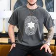 Deputy Sheriff DNA Sheriff Graduation 6 Star Badge Men's Comfort Colors T-Shirt Pepper
