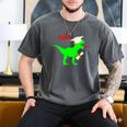 Dinosaur Rawr Diploma Grad Graduate Graduation Men's Comfort Colors T-Shirt Pepper