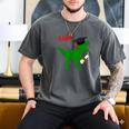 Dinosaur Rawr Diploma Graduate Graduation Men's Comfort Colors T-Shirt Pepper