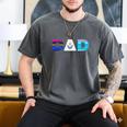 Disney Frozen Elsa Anna Olaf Dad Father's Day Birthday Men's Comfort Colors T-Shirt Pepper