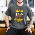 Disney Mickey & Friends Goofy Dad Of The Birthday Boy Men's Comfort Colors T-Shirt Pepper
