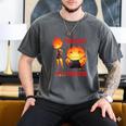 Disney And Pixar’s Elemental Proud Dad Of a Fiery Daughter Men's Comfort Colors T-Shirt Pepper