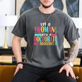 Doctorate Degree PhD Graduation PsyD Woman EdD Psychology Men's Comfort Colors T-Shirt Pepper