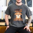 Dog Introvert I Need 20 Minutes Where No One Comes Men's Comfort Colors T-Shirt Pepper