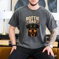Dog Owner Dad Rottweiler Rottie Dad Men's Comfort Colors T-Shirt Pepper