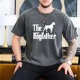 The Dogfather T Shirt Boxer Dog Lover Shirt For Men Dad Men's Comfort Colors T-Shirt Pepper
