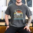 Don't Mess With Daddysaurus T Rex Daddy Saurus Dinosaur Men Men's Comfort Colors T-Shirt Pepper