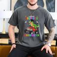 I Easily Crushed Kindergarten Graduation 2022 Truck Dinosaur Men's Comfort Colors T-Shirt Pepper