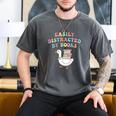 Easily Distracted By Books Silly-Goose Bookish Library Read Men's Comfort Colors T-Shirt Pepper