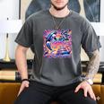 EAT THE RICH 90S NOSTALGIA WHALE ORCA YAHCT RETRO Men's Comfort Colors T-Shirt Pepper