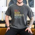 Eat Sleep Memorize Repeat Memory Men's Comfort Colors T-Shirt Pepper Eat Sleep Memorize Repeat Memory Men's Comfort Colors T-Shirt Pepper