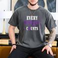 Every Memory Counts Alzheimer's Awareness Dementia Men's Comfort Colors T-Shirt Pepper