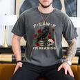 F-CAW-F I'm Reading Crow Book Lover Introvert Meme Men's Comfort Colors T-Shirt Pepper F-CAW-F I'm Reading Crow Book Lover Introvert Meme Men's Comfort Colors T-Shirt Pepper