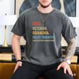 Fathers Day Dad Veteran Grandpa Great Grandpa Men's Comfort Colors T-Shirt Pepper