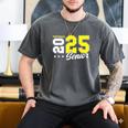 Football Senior Night Football Senior 2025 Graduation 55 Men's Comfort Colors T-Shirt Pepper