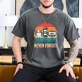 Never Forget Retro 80s 90s Floppy VHS Cassette Nostalgia Men's Comfort Colors T-Shirt Pepper