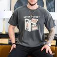 Never Forget VHS Tape Cassette Floppy Disk Nostalgia 80s 90s Men's Comfort Colors T-Shirt Pepper Never Forget VHS Tape Cassette Floppy Disk Nostalgia 80s 90s Men's Comfort Colors T-Shirt Pepper