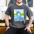 Frutiger Aero Aesthetic Tech Water Fishes Monitor Screen Raglan Baseball Tee Men's Comfort Colors T-Shirt Pepper Frutiger Aero Aesthetic Tech Water Fishes Monitor Screen Raglan Baseball Tee Men's Comfort Colors T-Shirt Pepper