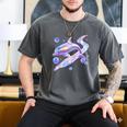 Frutiger Aero Y2K Chrome Dolphin Men's Comfort Colors T-Shirt Pepper Frutiger Aero Y2K Chrome Dolphin Men's Comfort Colors T-Shirt Pepper