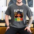 Future HBCU Grad Afro Girl College Graduation Kids Men's Comfort Colors T-Shirt Pepper