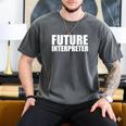 Future Interpreter Student College Graduate Graduation Men's Comfort Colors T-Shirt Pepper