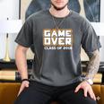 Game Over Class Of 2018 Graduation Shirt Men's Comfort Colors T-Shirt Pepper