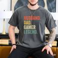 Gamer Husband Dad Video Game Legend Father's Day Men's Comfort Colors T-Shirt Pepper Gamer Husband Dad Video Game Legend Father's Day Men's Comfort Colors T-Shirt Pepper