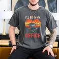 Garden I'Ll Be In My Office Father Day Plant Dad Men's Comfort Colors T-Shirt Pepper
