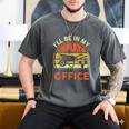 Garden I'Ll Be In My Office Plant Lover Plant Dad Men's Comfort Colors T-Shirt Pepper