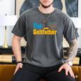 Gelt Father Hanukkah Menorah Jewish Dad Pajamas Men's Comfort Colors T-Shirt Pepper