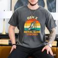 Gen X Slide Strong Generation X Gen Xer Nostalgia Men's Comfort Colors T-Shirt Pepper